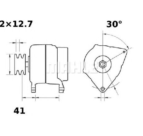 Generator / Alternator MAHLE ORIGINAL MG 472</br>Piesa auto pentru Generator /Alternator / Elemente Generator / Alternator MAHLE ORIGINAL MG 472</br>Piesa auto pentru Generator /Alternator / Elemente