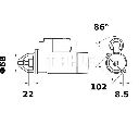 Starter MAHLE ORIGINAL MS 120</br>Piesa auto pentru Sistem pornire Starter MAHLE ORIGINAL MS 120</br>Piesa auto pentru Sistem pornire
