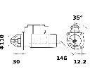 Starter MAHLE ORIGINAL MS 13</br>Piesa auto pentru Sistem pornire Starter MAHLE ORIGINAL MS 13</br>Piesa auto pentru Sistem pornire