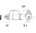 Starter MAHLE ORIGINAL MS 173</br>Piesa auto pentru Sistem pornire Starter MAHLE ORIGINAL MS 173</br>Piesa auto pentru Sistem pornire