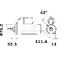 Starter MAHLE ORIGINAL MS 306</br>Piesa auto pentru Sistem pornire