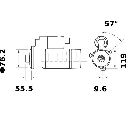Starter MAHLE ORIGINAL MS 384</br>Piesa auto pentru Sistem pornire