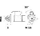 Starter MAHLE ORIGINAL MS 8</br>Piesa auto pentru Sistem pornire