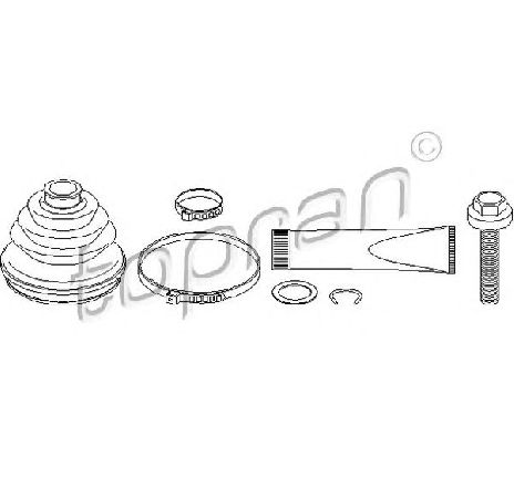 Ansamblu burduf, articulatie planetara TOPRAN 103 747</br>Piesa auto pentru Categorii Ansamblu burduf, articulatie planetara TOPRAN 103 747</br>Piesa auto pentru Categorii