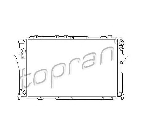 Radiator, racire motor TOPRAN 105 743</br>Piesa auto pentru Radiator racire apa/ ulei Radiator, racire motor TOPRAN 105 743</br>Piesa auto pentru Radiator racire apa/ ulei