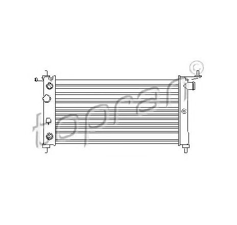 Radiator, racire motor TOPRAN 206 675</br>Piesa auto pentru Radiator racire apa/ ulei Radiator, racire motor TOPRAN 206 675</br>Piesa auto pentru Radiator racire apa/ ulei