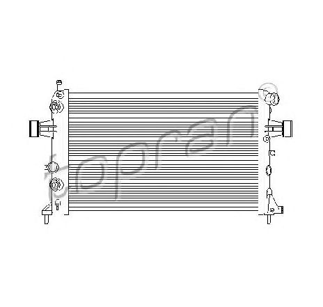 Radiator, racire motor TOPRAN 206 972</br>Piesa auto pentru Radiator racire apa/ ulei Radiator, racire motor TOPRAN 206 972</br>Piesa auto pentru Radiator racire apa/ ulei