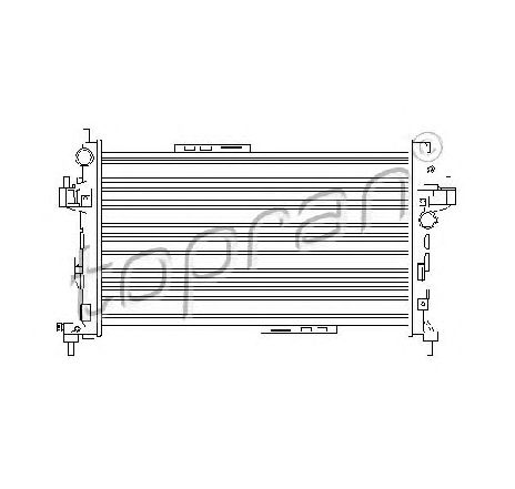 Radiator, racire motor TOPRAN 207 398</br>Piesa auto pentru Radiator racire apa/ ulei Radiator, racire motor TOPRAN 207 398</br>Piesa auto pentru Radiator racire apa/ ulei