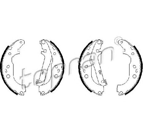 Set saboti frana TOPRAN 302 289</br>Piesa auto pentru Frana tambur Set saboti frana TOPRAN 302 289</br>Piesa auto pentru Frana tambur