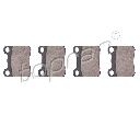 Set placute frana,frana disc TOPRAN 400 418