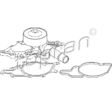 Pompa apa TOPRAN 401 466</br>Piesa auto pentru Pompa apa/ Garnitura Pompa apa TOPRAN 401 466</br>Piesa auto pentru Pompa apa/ Garnitura