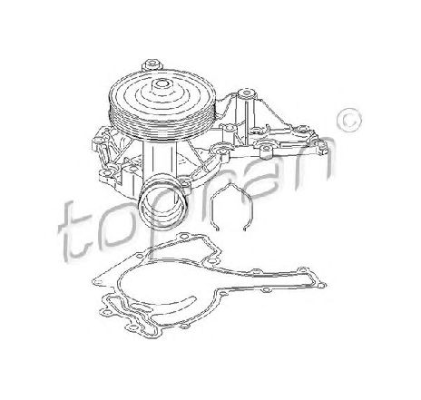 Pompa apa TOPRAN 407 882</br>Piesa auto pentru Pompa apa/ Garnitura Pompa apa TOPRAN 407 882</br>Piesa auto pentru Pompa apa/ Garnitura