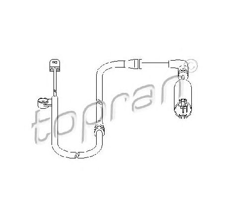Senzor, uzura placute frana TOPRAN 501 404</br>Piesa auto pentru Frana disc Senzor, uzura placute frana TOPRAN 501 404</br>Piesa auto pentru Frana disc