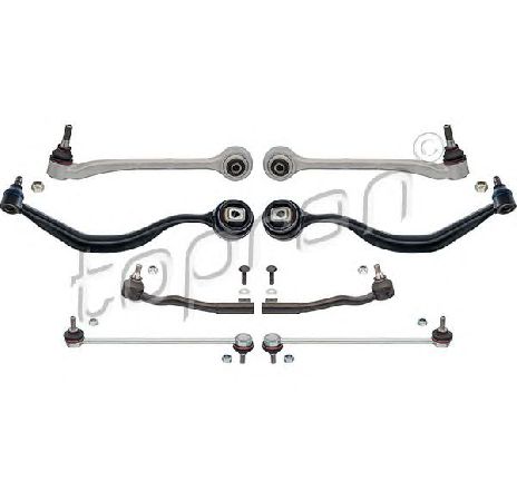 Set, suspensie roata TOPRAN 502 187</br>Piesa auto pentru Directie / bucsi, rulmenti Set, suspensie roata TOPRAN 502 187</br>Piesa auto pentru Directie / bucsi, rulmenti