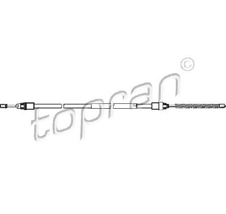 Cablu, frana de parcare TOPRAN 721 660</br>Piesa auto pentru Sistem de franare Cablu, frana de parcare TOPRAN 721 660</br>Piesa auto pentru Sistem de franare