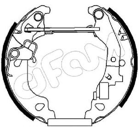 Set saboti frana CIFAM 151-145</br>Piesa auto pentru Frana tambur Set saboti frana CIFAM 151-145</br>Piesa auto pentru Frana tambur
