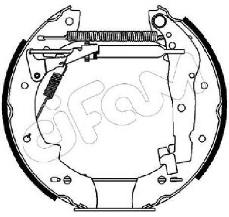Set saboti frana CIFAM 151-149</br>Piesa auto pentru Frana tambur Set saboti frana CIFAM 151-149</br>Piesa auto pentru Frana tambur