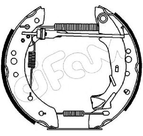 Set saboti frana CIFAM 151-164</br>Piesa auto pentru Frana tambur Set saboti frana CIFAM 151-164</br>Piesa auto pentru Frana tambur
