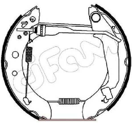 Set saboti frana CIFAM 151-174</br>Piesa auto pentru Frana tambur Set saboti frana CIFAM 151-174</br>Piesa auto pentru Frana tambur