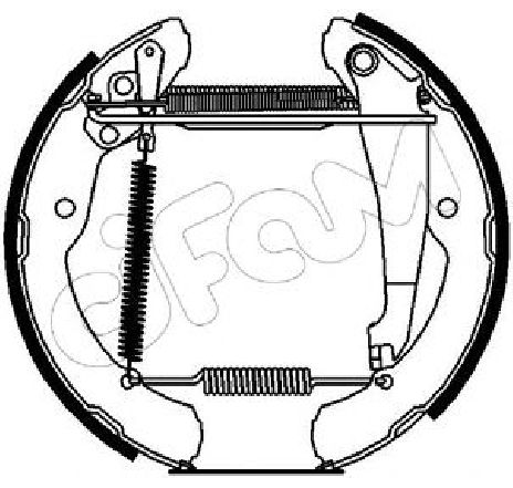 Set saboti frana CIFAM 151-178</br>Piesa auto pentru Frana tambur Set saboti frana CIFAM 151-178</br>Piesa auto pentru Frana tambur