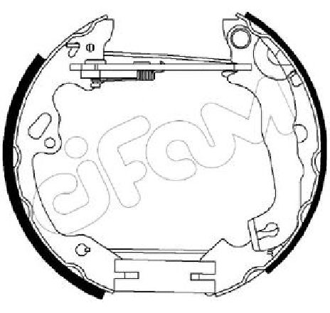 Set saboti frana CIFAM 151-199</br>Piesa auto pentru Frana tambur Set saboti frana CIFAM 151-199</br>Piesa auto pentru Frana tambur