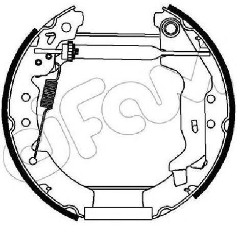 Set saboti frana CIFAM 151-276</br>Piesa auto pentru Frana tambur Set saboti frana CIFAM 151-276</br>Piesa auto pentru Frana tambur