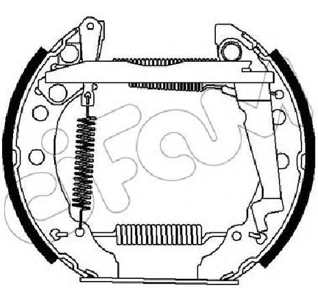 Set saboti frana CIFAM 151-278</br>Piesa auto pentru Frana tambur Set saboti frana CIFAM 151-278</br>Piesa auto pentru Frana tambur