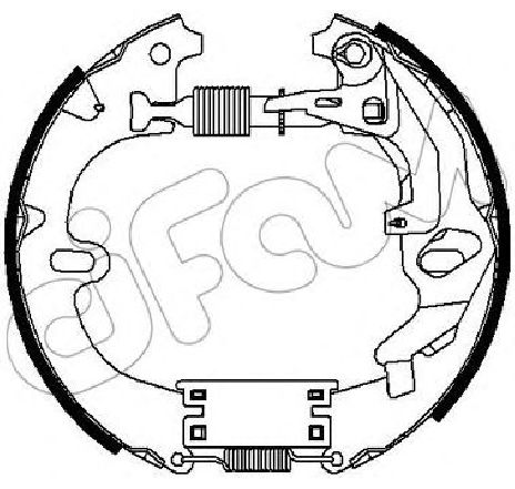 Set saboti frana CIFAM 151-289</br>Piesa auto pentru Frana tambur Set saboti frana CIFAM 151-289</br>Piesa auto pentru Frana tambur