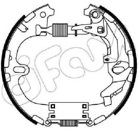 Set saboti frana CIFAM 151-299</br>Piesa auto pentru Frana tambur Set saboti frana CIFAM 151-299</br>Piesa auto pentru Frana tambur