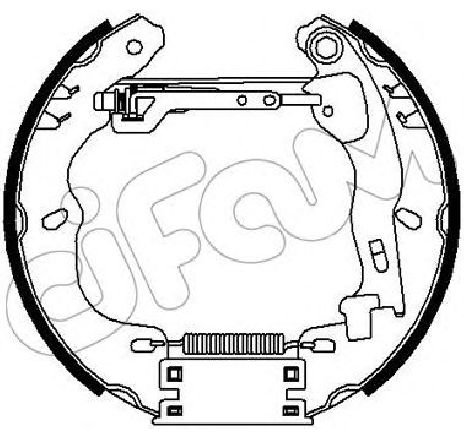 Set saboti frana CIFAM 151-300</br>Piesa auto pentru Frana tambur Set saboti frana CIFAM 151-300</br>Piesa auto pentru Frana tambur