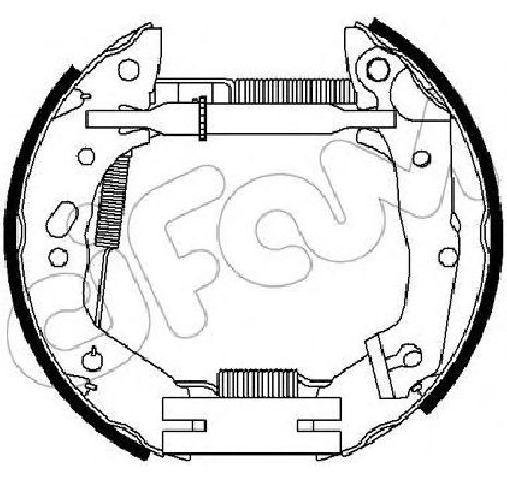 Set saboti frana CIFAM 151-316</br>Piesa auto pentru Frana tambur Set saboti frana CIFAM 151-316</br>Piesa auto pentru Frana tambur