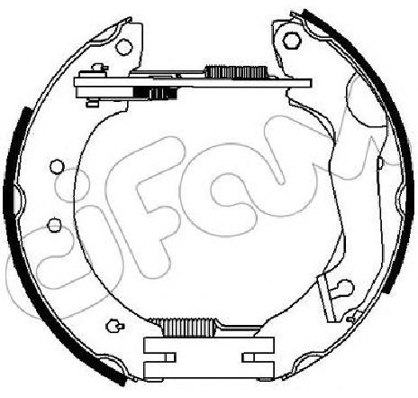 Set saboti frana CIFAM 151-317</br>Piesa auto pentru Frana tambur Set saboti frana CIFAM 151-317</br>Piesa auto pentru Frana tambur