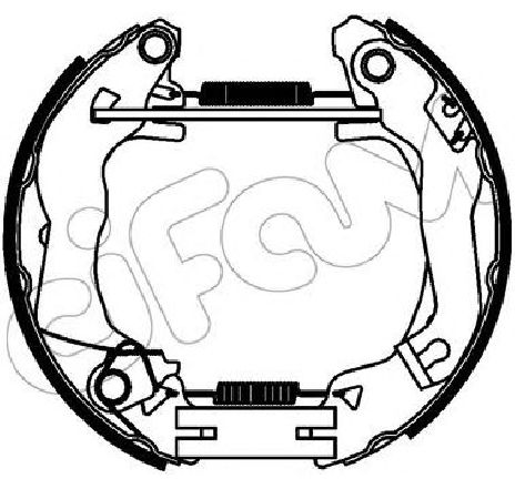 Set saboti frana CIFAM 151-323</br>Piesa auto pentru Frana tambur Set saboti frana CIFAM 151-323</br>Piesa auto pentru Frana tambur