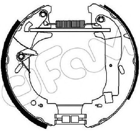 Set saboti frana CIFAM 151-327</br>Piesa auto pentru Frana tambur Set saboti frana CIFAM 151-327</br>Piesa auto pentru Frana tambur