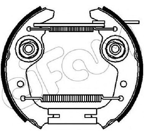 Set saboti frana CIFAM 151-348</br>Piesa auto pentru Frana tambur Set saboti frana CIFAM 151-348</br>Piesa auto pentru Frana tambur
