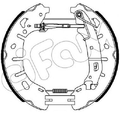 Set saboti frana CIFAM 151-354</br>Piesa auto pentru Frana tambur Set saboti frana CIFAM 151-354</br>Piesa auto pentru Frana tambur