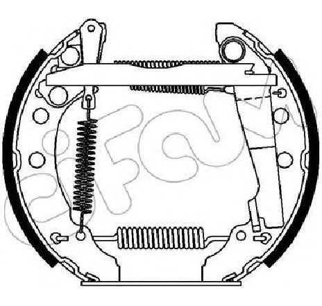 Set saboti frana CIFAM 151-365</br>Piesa auto pentru Frana tambur Set saboti frana CIFAM 151-365</br>Piesa auto pentru Frana tambur