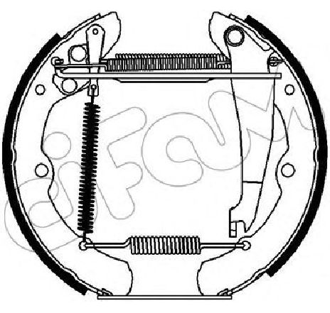 Set saboti frana CIFAM 151-369</br>Piesa auto pentru Frana tambur Set saboti frana CIFAM 151-369</br>Piesa auto pentru Frana tambur