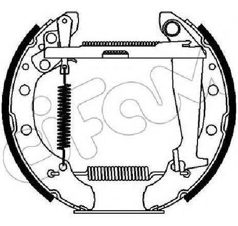 Set saboti frana CIFAM 151-415</br>Piesa auto pentru Frana tambur Set saboti frana CIFAM 151-415</br>Piesa auto pentru Frana tambur