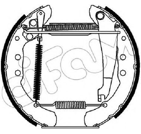 Set saboti frana CIFAM 151-418</br>Piesa auto pentru Frana tambur Set saboti frana CIFAM 151-418</br>Piesa auto pentru Frana tambur