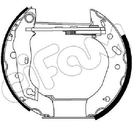 Set saboti frana CIFAM 151-425</br>Piesa auto pentru Frana tambur Set saboti frana CIFAM 151-425</br>Piesa auto pentru Frana tambur