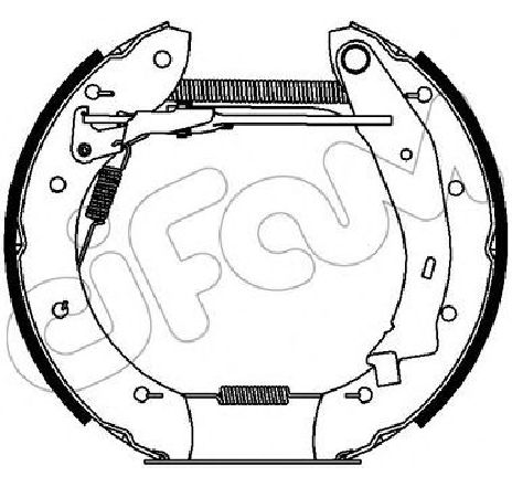 Set saboti frana CIFAM 151-429</br>Piesa auto pentru Frana tambur Set saboti frana CIFAM 151-429</br>Piesa auto pentru Frana tambur