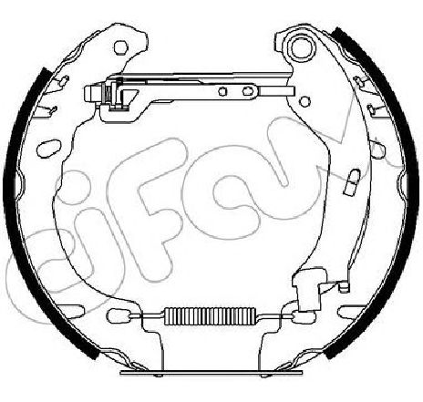 Set saboti frana CIFAM 151-446</br>Piesa auto pentru Frana tambur Set saboti frana CIFAM 151-446</br>Piesa auto pentru Frana tambur