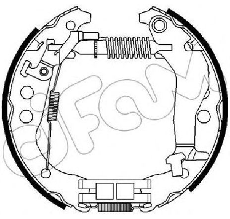 Set saboti frana CIFAM 151-447</br>Piesa auto pentru Frana tambur Set saboti frana CIFAM 151-447</br>Piesa auto pentru Frana tambur