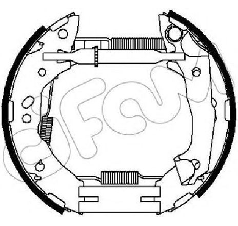 Set saboti frana CIFAM 151-452</br>Piesa auto pentru Frana tambur Set saboti frana CIFAM 151-452</br>Piesa auto pentru Frana tambur