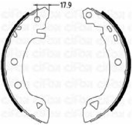 Set saboti frana CIFAM 153-001</br>Piesa auto pentru Frana tambur Set saboti frana CIFAM 153-001</br>Piesa auto pentru Frana tambur