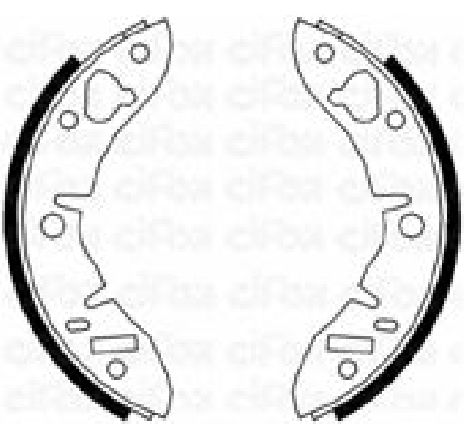 Set saboti frana CIFAM 153-004</br>Piesa auto pentru Frana tambur Set saboti frana CIFAM 153-004</br>Piesa auto pentru Frana tambur