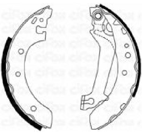 Set saboti frana CIFAM 153-129</br>Piesa auto pentru Frana tambur Set saboti frana CIFAM 153-129</br>Piesa auto pentru Frana tambur