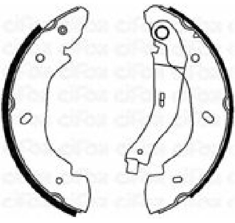 Set saboti frana CIFAM 153-135</br>Piesa auto pentru Frana tambur Set saboti frana CIFAM 153-135</br>Piesa auto pentru Frana tambur