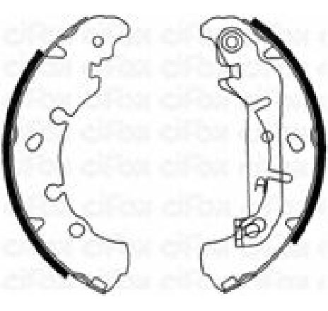 Set saboti frana CIFAM 153-136</br>Piesa auto pentru Frana tambur Set saboti frana CIFAM 153-136</br>Piesa auto pentru Frana tambur